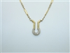 18k Yellow and White Gold Necklace