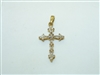 14k Yellow Gold Cross Pendant