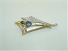 18k Yellow Gold Pearl Pin