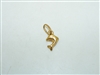 18k Yellow Gold Dolphin Pendant
