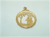 14k Yellow Gold Pearl Pendant