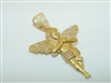 14k Yellow gold Baby Angel Pendant
