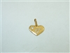 18k Yellow Gold Heart Pendant