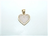 10k Yellow Gold Heart Pendant