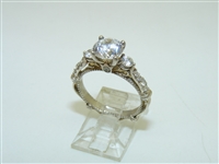 Sterling Silver Engagement Ring