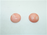 Two Pink Natural Coral Stones
