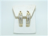 10k yellow Gold Diamond Earrings