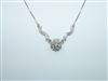 18k White Gold Vintage Diamond Necklace