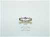 Platinum Ruby Ring