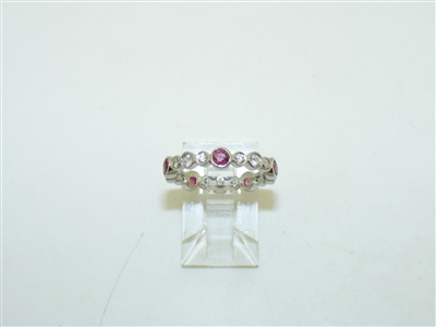 Platinum Ruby Ring