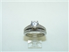 Duo Sterling Silver Engagement ring