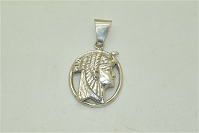 Cleopatra  Sterling Silver Pendant