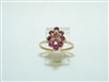 14k Yellow Gold Beautiful Ruby Ring