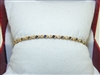 14k yellow Gold Tennis Bracelet