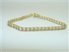 Beautiful 14k yellow Gold Tennis Bracelet