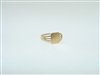 14k Yellow Gold ID Charm Ring