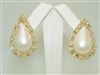14k Yellow gold Pear Shape Mabe Pearl