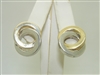 Yellow & White Gold Knot Earrings