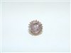14k Rose Gold Single Diamond Earring