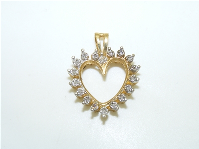 Gorgeous Diamond Heart Pendant