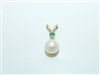 18k Yellow Gold Cultured Pearl Pendant