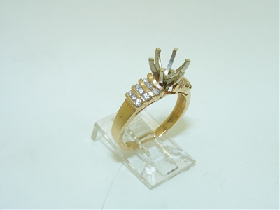 Open Setting Diamond Ring