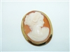 14k Yellow Gold Cameo Pendant