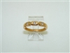18k Rose Gold Cubic Zircon Ring