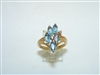 14k yellow Gold Topaz Ring