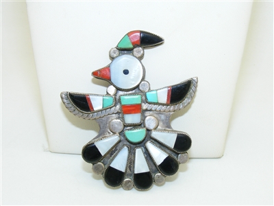 Vintage Sterling Silver Bird Pin
