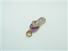 14k Yellow gold Slipper Pendant