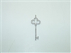 Tiffany & Co Platinum Clover Key Pendant