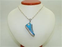 Sterling Silver Sneaker Pendant & Chain