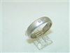 14k White Gold Band