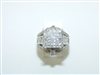 Precious 14k White Gold Diamond Ring