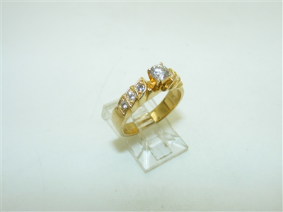 18k Yellow Gold Diamond Ring