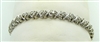 10k White Gold Diamond Tennis Bracelet