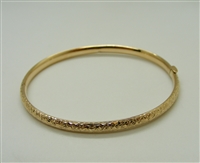 14 K Yellow Gold Bangle Bracelet