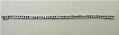 2.5 Carats Diamond Tow Row Tennis Bracelet