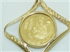 Yellow Gold Medal Pendant