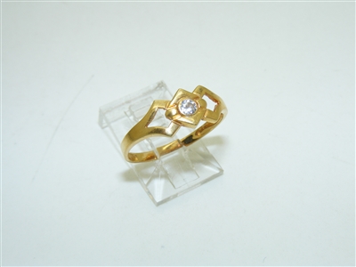 18k Yellow Gold Diamond Ring