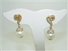 14k Yellow Gold Mallorca Pearl Earrings