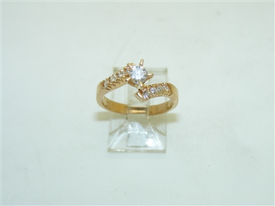 18k Yellow Gold Diamond Ring