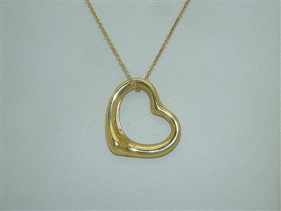 Tiffany & Co "Open Heart" Pendant