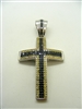 Cuban Zircon Cross Pendant