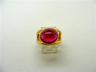 Cabochon Ruby Laite Ring