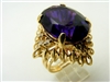 African Amethyst Ring