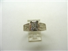 1.50 Carats Princess Cut Engagement Ring