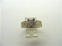 1.50 Carats Princess Cut Engagement Ring