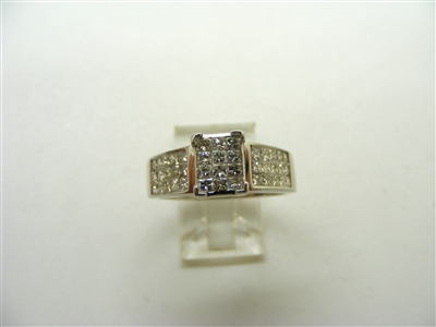 1.50 Carats Princess Cut Engagement Ring